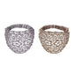 Plum Blossom Hollow Beaded Wide Headband