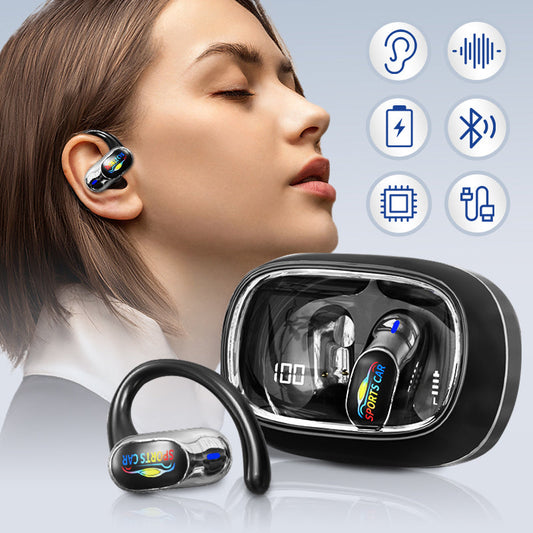 🎶🎧Waterproof Open Ear Earbuds with Noise Cancelling