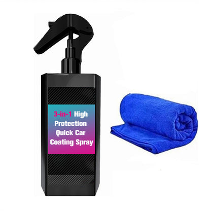 ⏰LIMITED SALE 50% OFF✨3-in-1 High Protection Quick Car Coating Spray