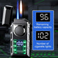 🔥LAST DAY PROMOTION - 50%OFF🔥Multi-Functional Dual Flame Lighter with Colored Lights