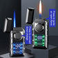 🔥LAST DAY PROMOTION - 50%OFF🔥Multi-Functional Dual Flame Lighter with Colored Lights