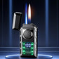 🔥LAST DAY PROMOTION - 50%OFF🔥Multi-Functional Dual Flame Lighter with Colored Lights