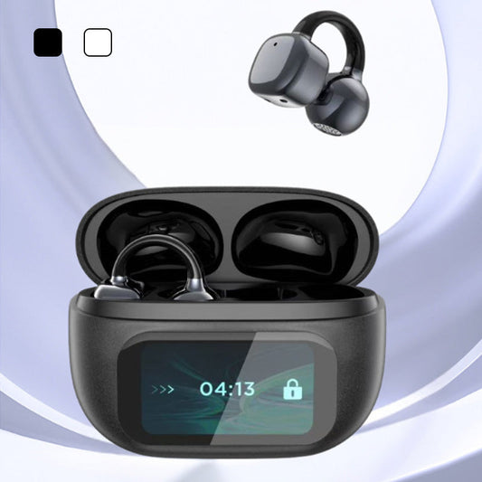 🔥Limited Days Promotion🔥🎧Ear Clip-on Smart Color Screen Intelligent Translation Headset🎧