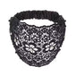 Plum Blossom Hollow Beaded Wide Headband