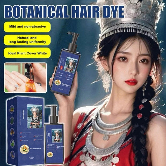 🌿 Botanical Bloom Hair Color ✅ Gentle on Scalp • Vibrant Gray Coverage ✨
